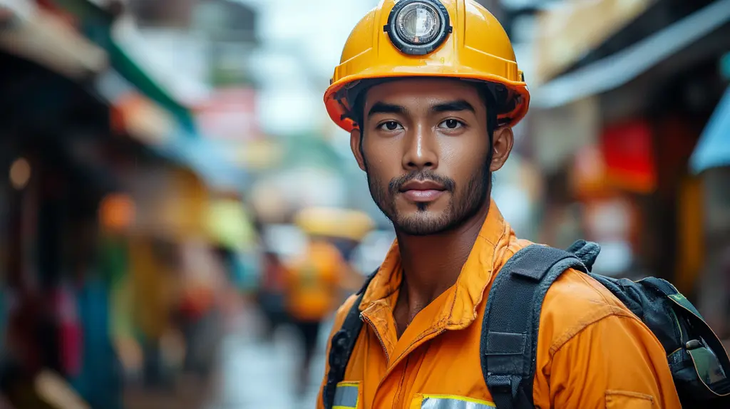 Emergency worker in Koh Samui