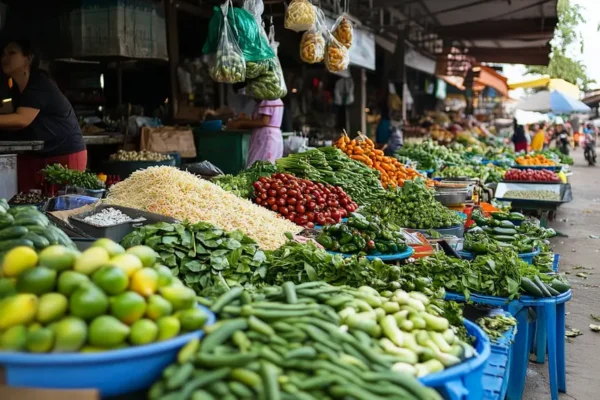 Food Market Koh Samui Thailand