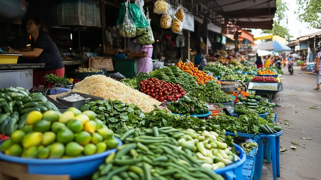 Food Market Koh Samui Thailand