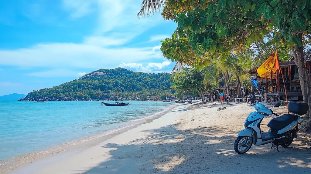 Renting Scooter in Koh Samui Thailand