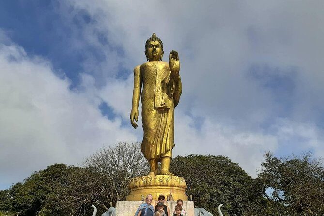 6 Hrs Off Road 4x4 Adventure of Hidden Gems In Koh Samui Hills 5 - 8 Persons - Wat Teepangkorn: the standing Buddha and temple viewpoint
