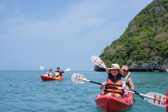 Angthong National Marine Park Trip + Kayaking By Big Boat From Koh Samui - What’s included for your peace of mind (and your gear sanity)