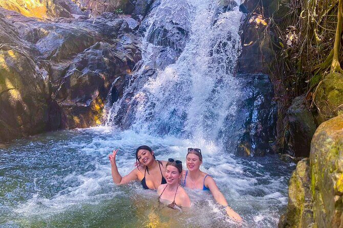 Army Jeep Jungle Safari and Elephant Freedom Rescue Centre Tour - Namuang Waterfall: a swim break that changes the temperature