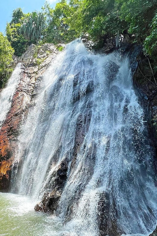 ISLAND TOUR ECO AROUND KOH SAMUI HALF DAY RARE SIGHTSEEING - Overlap Stone 2: the uphill ride for quiet views and balanced rock wonder