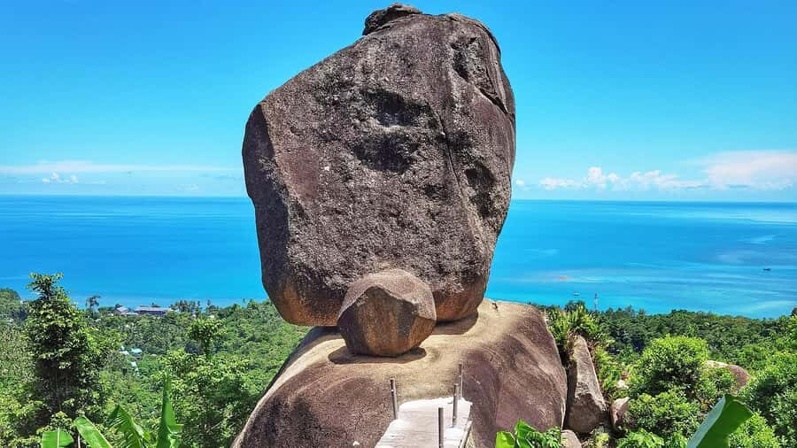 ISLAND TOUR ECO AROUND KOH SAMUI HALF DAY RARE SIGHTSEEING - Na Muang Waterfall 1: the natural swimming pool and what to know about elephants