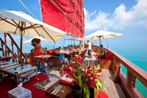 Koh Phangan Brunch and Snorkeling Cruise - Departure from Koh Samui - The Buffet Routine: Thai Brunch, Barbecue, and Real Food Surprises