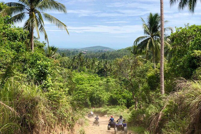 Koh Samui ATV Quad Bike Safari - The secret waterfall stop and the remote jungle bar drink