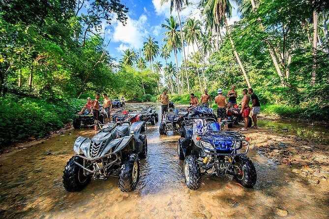 Koh Samui ATV Quad Bike Safari - The route: mountains, rivers, rock formations, and coconut shade