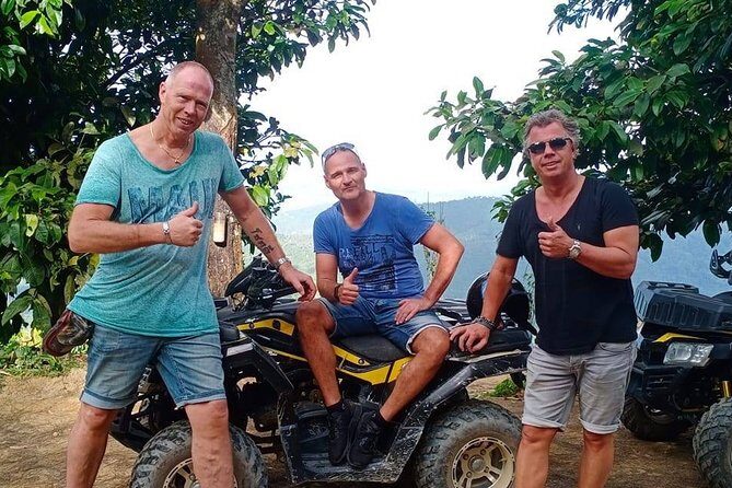 Koh Samui ATV Safari 2 Hours Tour (Jungle Ride, Mountain Viewpoint, Waterfall) - Stop 3: Hin Lad Waterfall, swim time, and Tree Bridge Coffee
