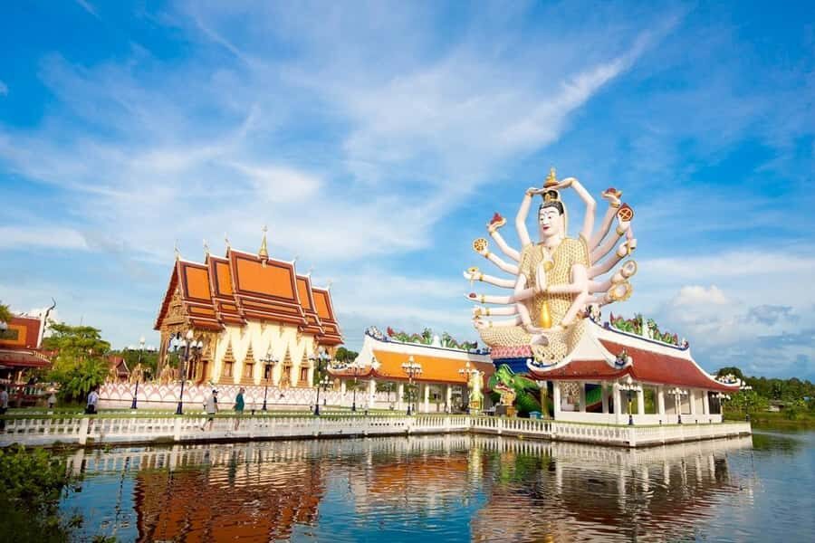 Koh Samui: Half Day Around Island Tour with Transfers - Wat Phra Yai (Big Buddha): the hilltop photo stop with real weight