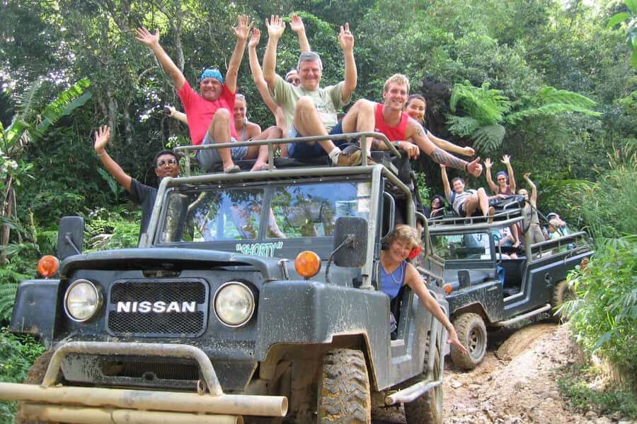 Koh Samui: Mr.Ung's 4WD Wild Jungle Safari Tour with Lunch - The finale water fight: the moment everyone remembers