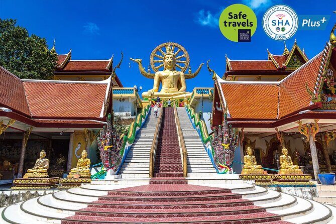 Private Group City Tour Around Koh Samui - Big Buddha (Wat Phra Yai): The Steps, the Gold, and the Big-Scale Views