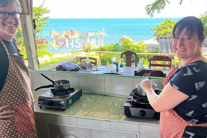 Thai Cooking Masterclass by the Sea on Koh Samui - Pickup, herbal drinks, and your first taste of the day