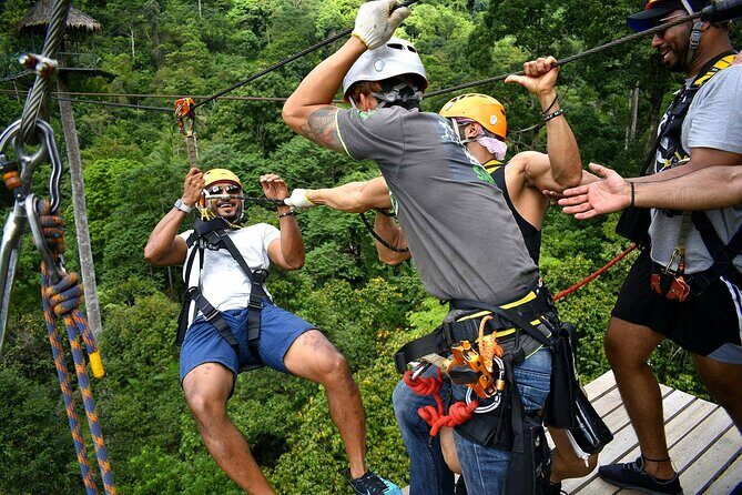 Tree Bridge Cafe And Zipline - Jungle Flight Adventure in Koh Samui - Small perks that make the day easier: water, videos, and guide humor