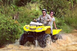 X Quad Beginner Waterfall ATV Tour (Driver+Passenger) - Hin Lad Waterfall: a short swim break that won’t eat your whole day
