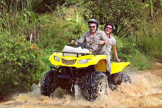 X Quad Beginner Waterfall ATV Tour (Driver+Passenger) - Hin Lad Waterfall: a short swim break that won’t eat your whole day
