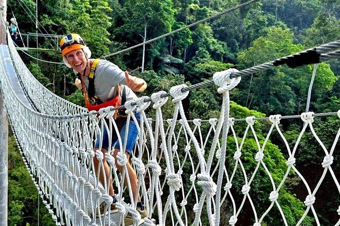 Zipline by Hawk Adventure The Biggest & Longest in Koh Samui - Ziplines plus more: what the stations feel like