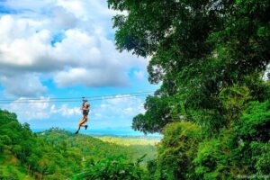 Zipline Ride on Koh Samui - Course details: 11 bases, 850 meters, and the beginner-to-thrill flow